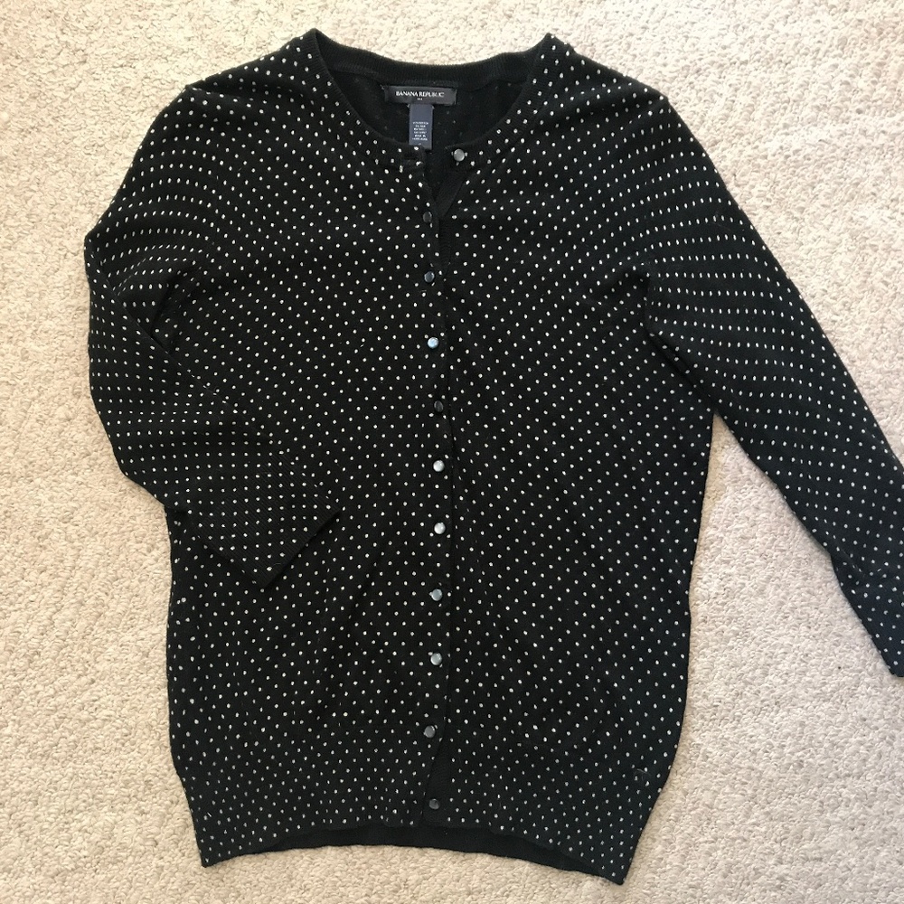 Banana Republic Polka Dot Cardigan